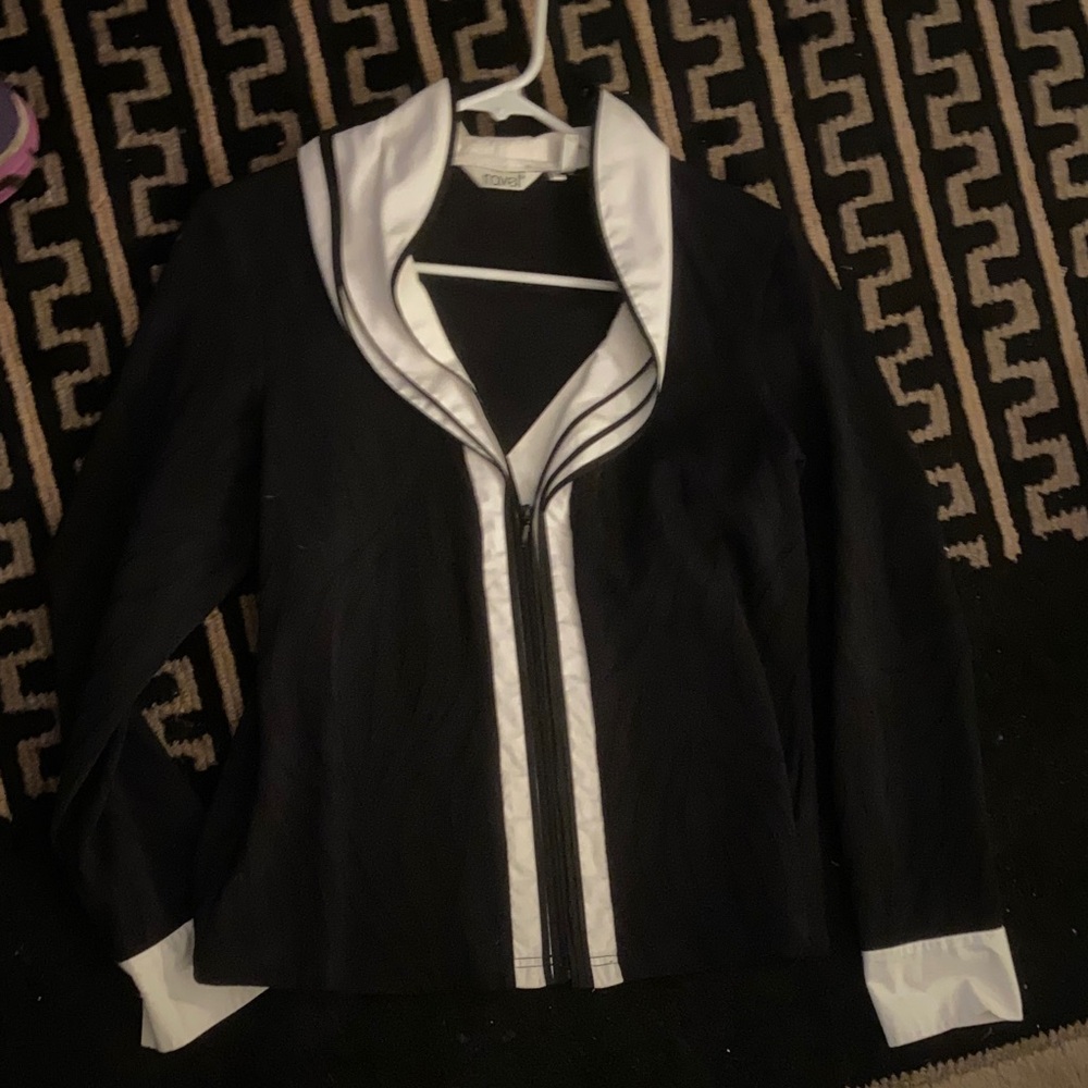 Ravel Black and White Blazer